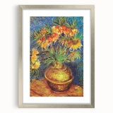 Extra large abstract art print with a textured design, featuring vibrant blue and yellow swirls on a canvas.