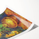 Extra large wall art featuring line art flowers in muted tones on rolled canvas, suitable for large living room spaces.