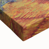 Large art canvas depicting a black and white landscape painting, ideal for bedroom wall decor.