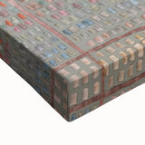 Modern Wall Art: Boy in Vibrant Mosaic-Inspired Fancy Dress