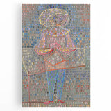 Modern Wall Art: Boy in Vibrant Mosaic-Inspired Fancy Dress