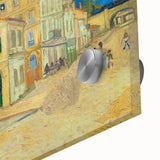 Impressionist Village Wall Art - The Yellow House by Van Gogh