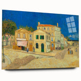 Impressionist Village Wall Art - The Yellow House by Van Gogh