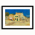 Impressionist Village Wall Art - The Yellow House by Van Gogh