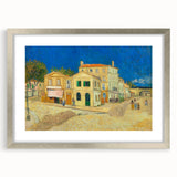 Impressionist Village Wall Art - The Yellow House by Van Gogh