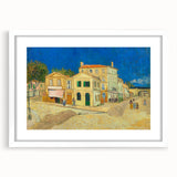 Impressionist Village Wall Art - The Yellow House by Van Gogh