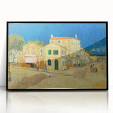 Impressionist Village Wall Art - The Yellow House by Van Gogh