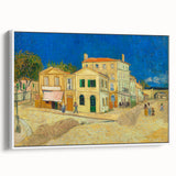 Impressionist Village Wall Art - The Yellow House by Van Gogh