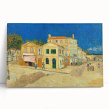 Impressionist Village Wall Art - The Yellow House by Van Gogh