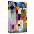 Modern Wall Art: Abstract Colorful Architecture by Paul Klee