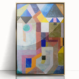 Modern Wall Art: Abstract Colorful Architecture by Paul Klee