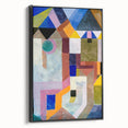 Modern Wall Art: Abstract Colorful Architecture by Paul Klee