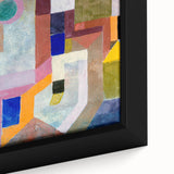 Modern Wall Art: Abstract Colorful Architecture by Paul Klee