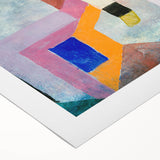 Modern Wall Art: Abstract Colorful Architecture by Paul Klee