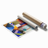 Modern Wall Art: Abstract Colorful Architecture by Paul Klee