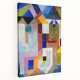 Modern Wall Art: Abstract Colorful Architecture by Paul Klee