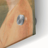 Modern Wall Art: Elegant Portrait of a Blind Man in Warm Tones