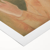 Modern Wall Art: Elegant Portrait of a Blind Man in Warm Tones