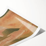 Modern Wall Art: Elegant Portrait of a Blind Man in Warm Tones