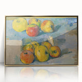 Modern Wall Art: Vibrant Still Life with Apples