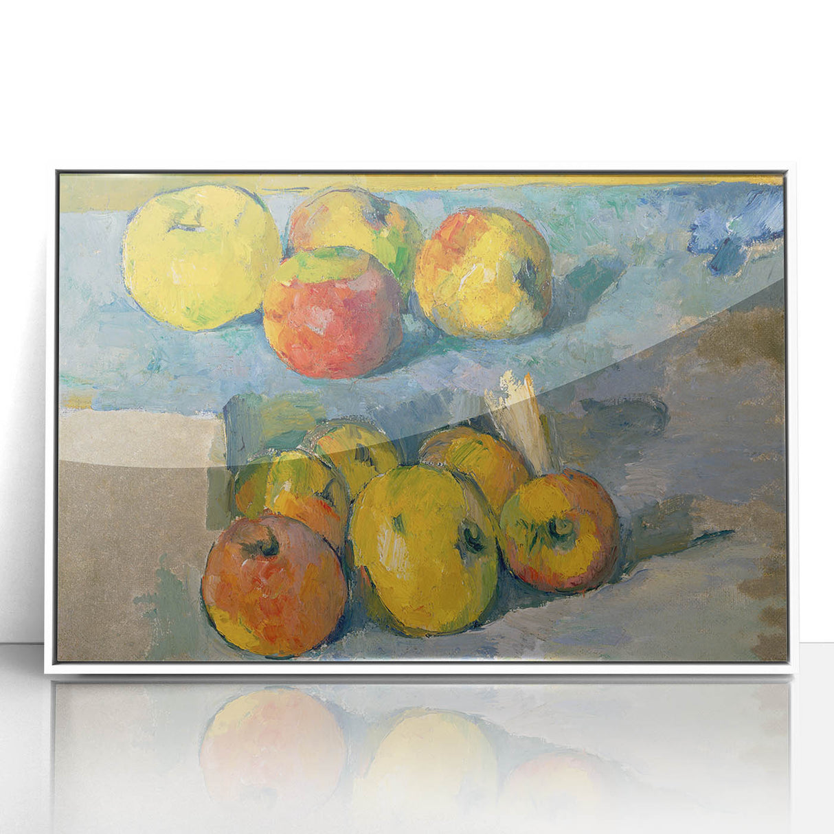 Modern Wall Art: Vibrant Still Life with Apples