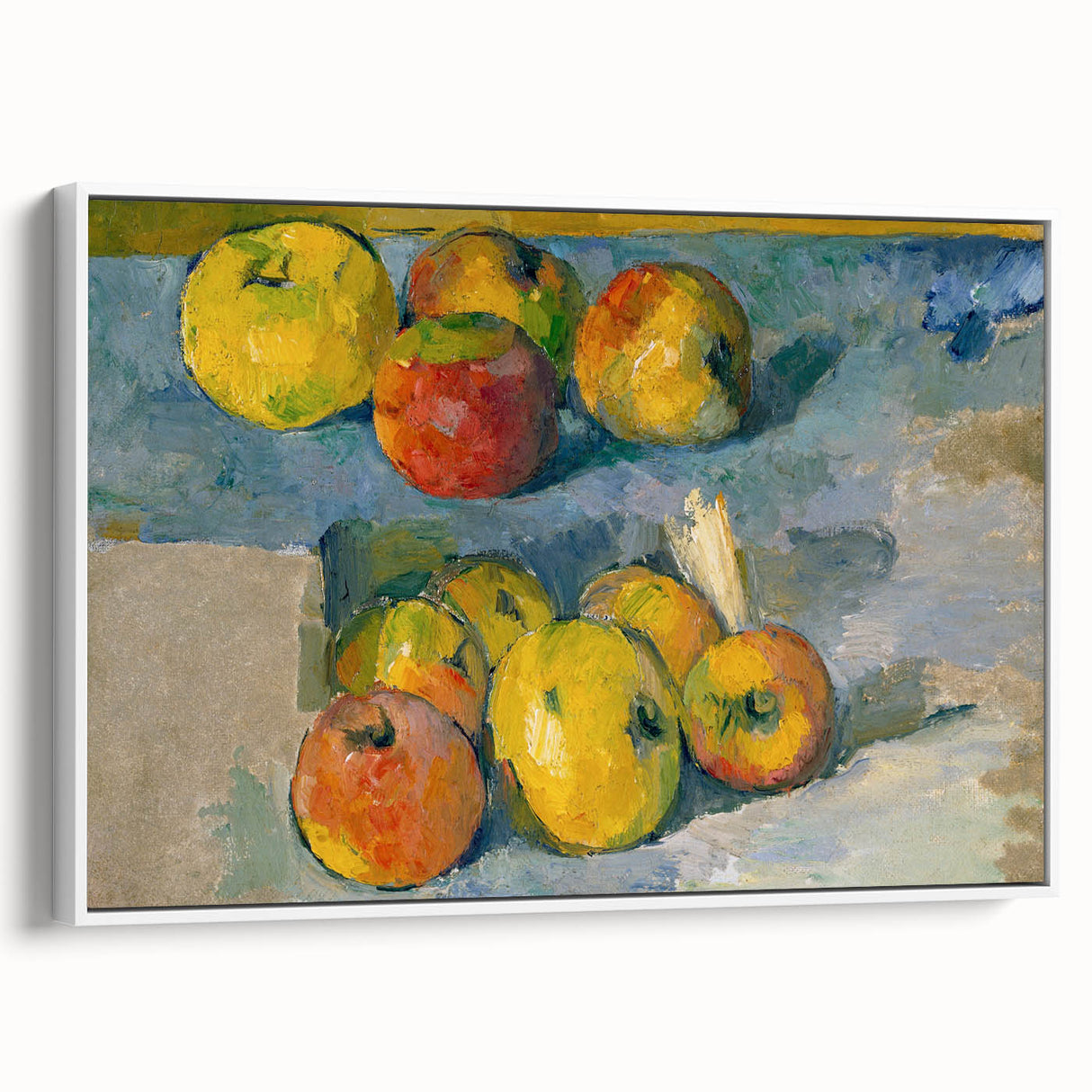 Modern Wall Art: Vibrant Still Life with Apples