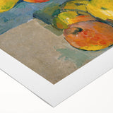 Modern Wall Art: Vibrant Still Life with Apples