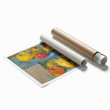 Modern Wall Art: Vibrant Still Life with Apples