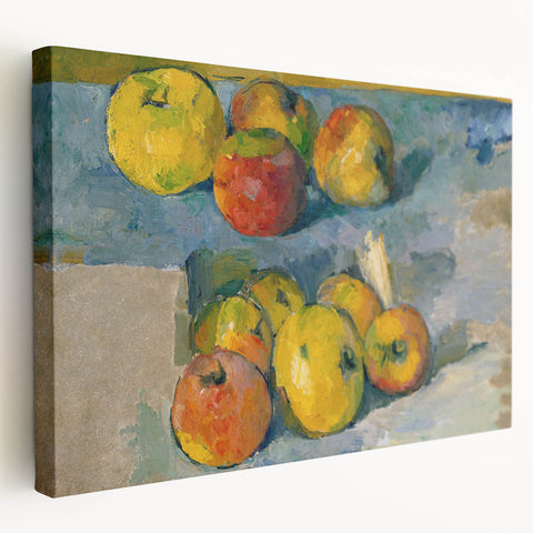 Modern Wall Art: Vibrant Still Life with Apples