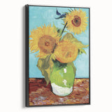 Van Gogh’s Vase with Three Sunflowers (1888): Iconic Wall Art