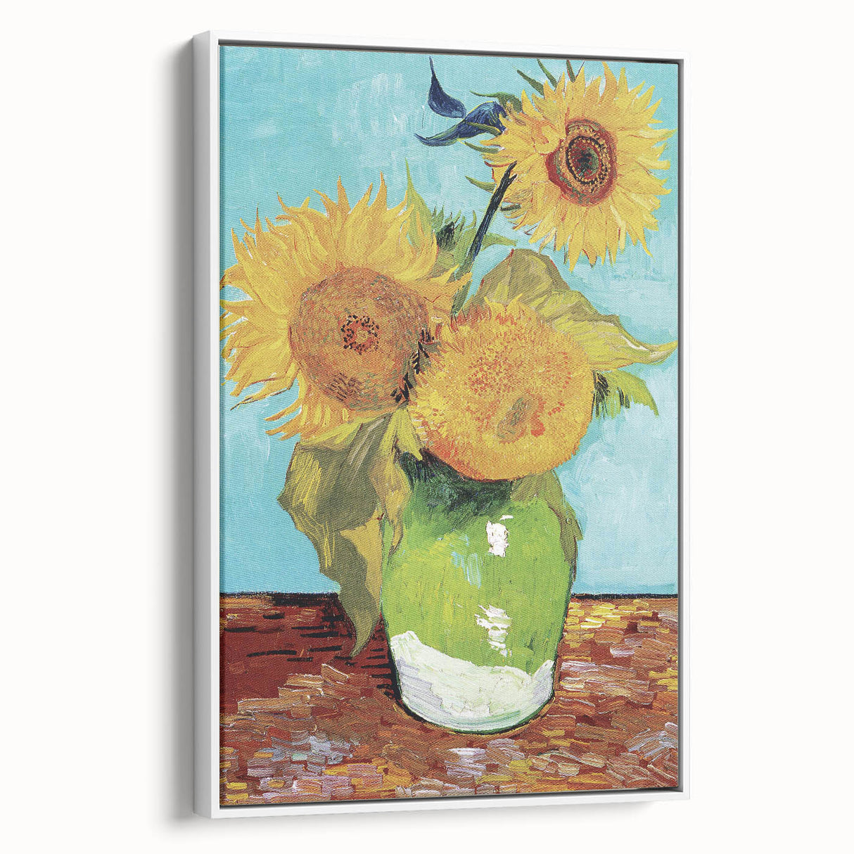 Van Gogh’s Vase with Three Sunflowers (1888): Iconic Wall Art