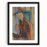 Modern Wall Art: Amedeo Modigliani's Dreamy Portrait Study