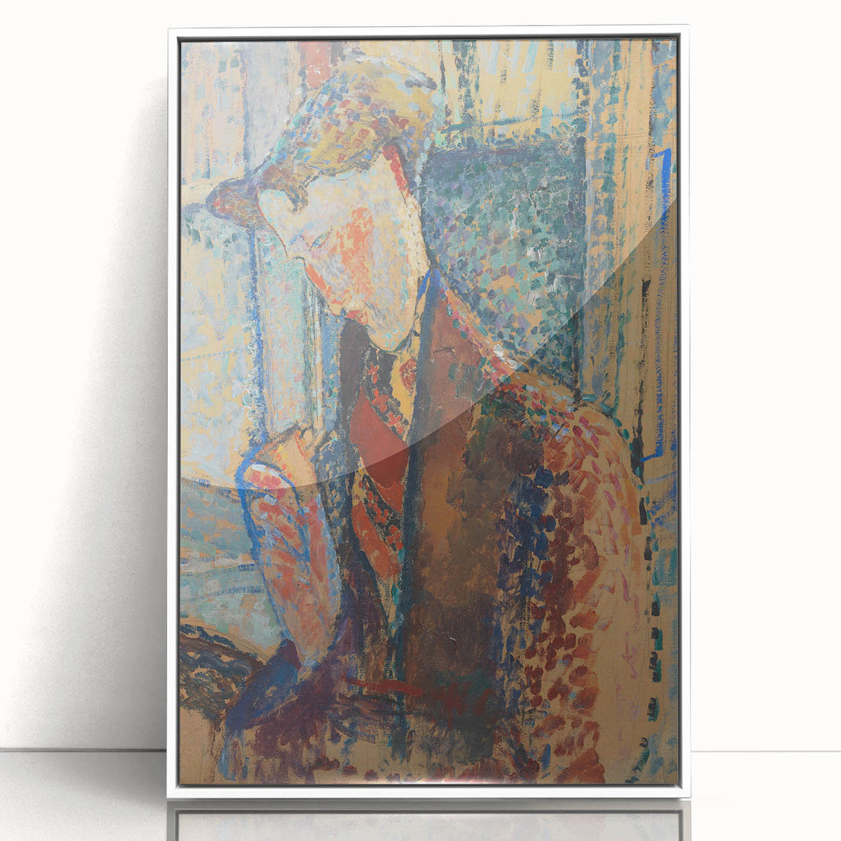Modern Wall Art: Amedeo Modigliani's Dreamy Portrait Study
