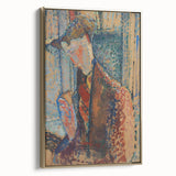 Modern Wall Art: Amedeo Modigliani's Dreamy Portrait Study