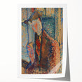 Modern Wall Art: Amedeo Modigliani's Dreamy Portrait Study