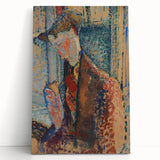 Modern Wall Art: Amedeo Modigliani's Dreamy Portrait Study