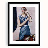 Modern Wall Art: Max Beckmann's Portrait of Valentine Tessier