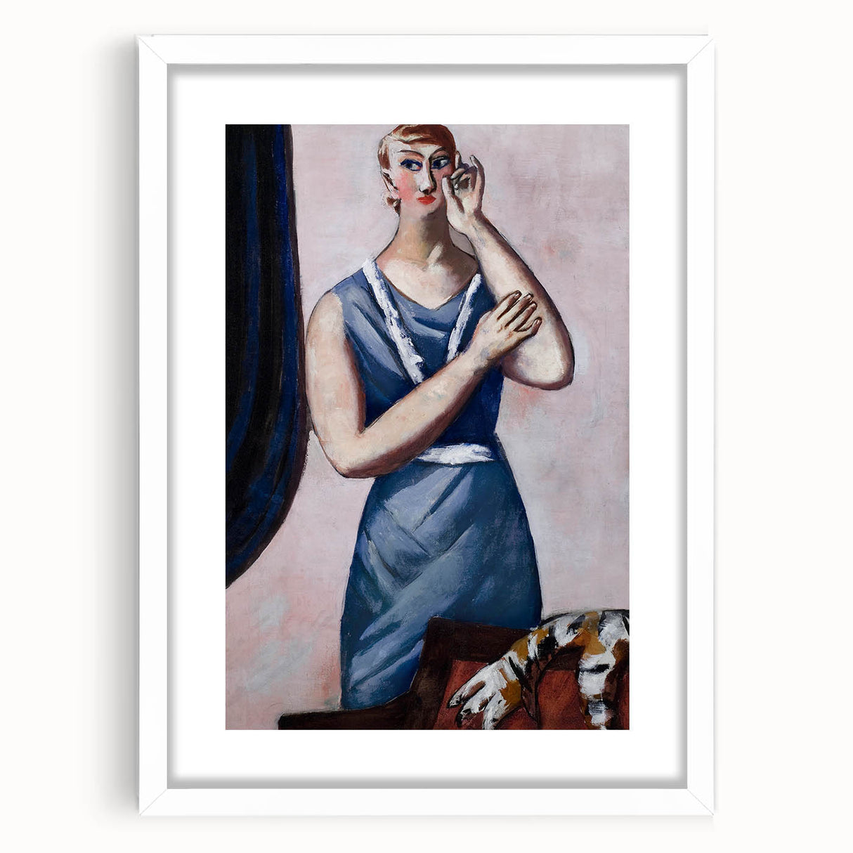 Modern Wall Art: Max Beckmann's Portrait of Valentine Tessier