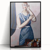 Modern Wall Art: Max Beckmann's Portrait of Valentine Tessier