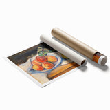 Modern Wall Art: Classic Still Life with Fruits on a Table