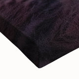 Close-up of a stretched canvas artwork depicting a vibrant landscape with a majestic castle, showcasing intricate details and rich colors that enhance any decor.