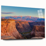 Landscape Art Cliffs - Canyon View at Sunrise Wall Decor