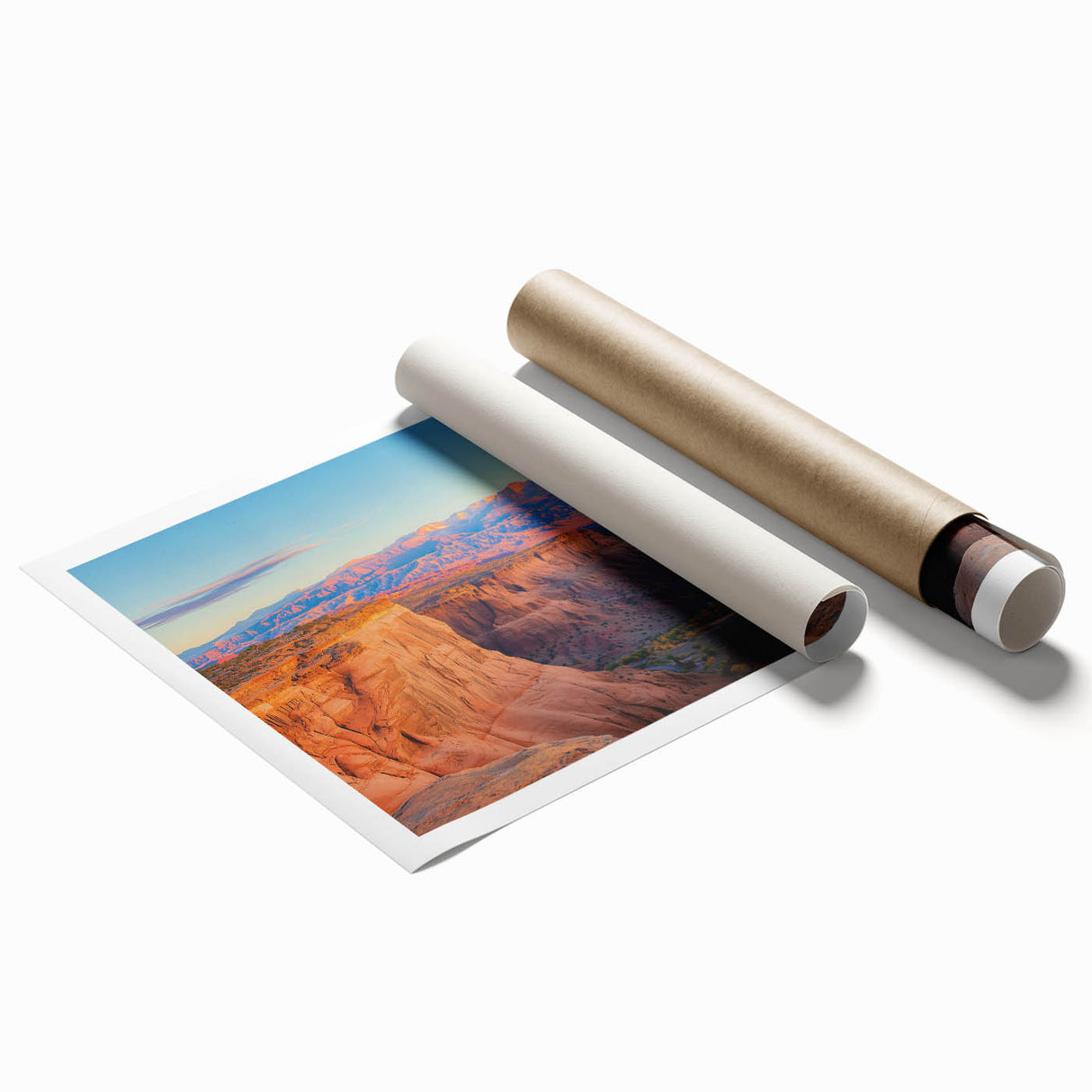 Landscape Art Cliffs - Canyon View at Sunrise Wall Decor