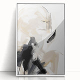 Contemporary Dining Art Pieces – Abstract Brushstroke Wall Art