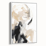 Contemporary Dining Art Pieces – Abstract Brushstroke Wall Art