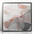 Elegant Abstract Living Room Wall Art – Beige & Blush Pink Canvas