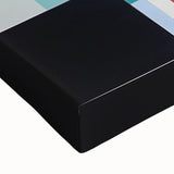 Close-up of abstract geometric stretched canvas art showcasing vibrant colors and intricate patterns, perfect for modern home decor and artistic expression.