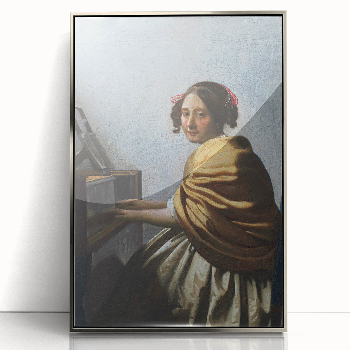 Baroque Art Print - Elegant Musical Portrait for Classic Wall Décor