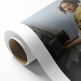 Baroque Art Print - Elegant Musical Portrait for Classic Wall Décor