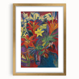 Expressionist Art: Still Life with Lilies by Kirchner Canvas Print